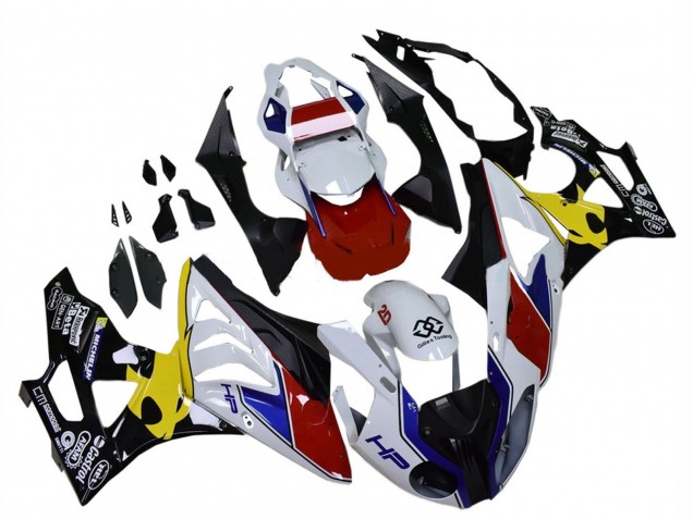 2009-2014 White Red Yellow Black Castrol BMW S1000RR Motorcycle Fairings UK