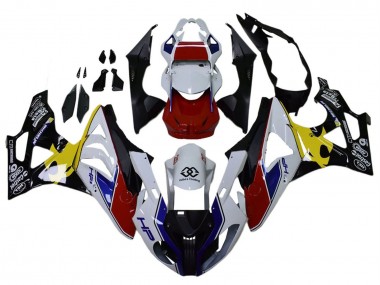 Buy 2009-2014 White Red Yellow Black Castrol BMW S1000RR Motorcycle Fairings UK