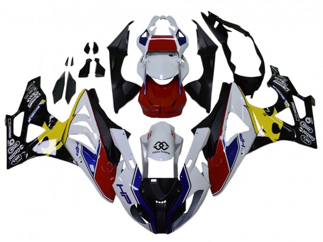 2009-2014 White Red Yellow Black Castrol BMW S1000RR Motorcycle Fairings UK