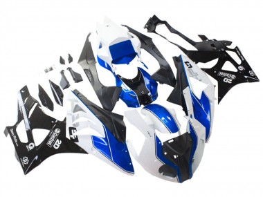 Buy 2009-2014 White Blue Glossy Black Castrol BMW S1000RR Motorcycle Fairings UK