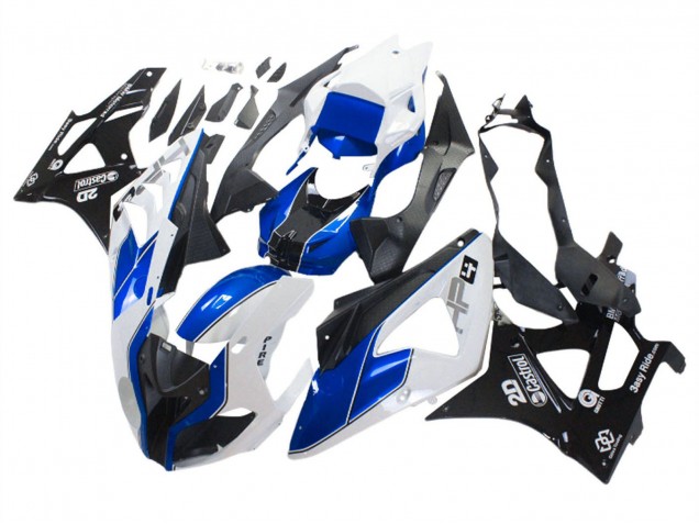 2009-2014 White Blue Glossy Black Castrol BMW S1000RR Motorcycle Fairings UK