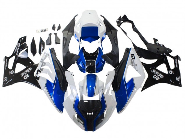 2009-2014 White Blue Glossy Black Castrol BMW S1000RR Motorcycle Fairings UK