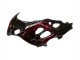 2004-2006 Glossy Black Red Flame Suzuki GSX600F/GSX750F Motorcycle Fairings UK