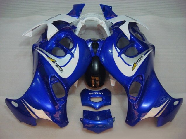 2004-2006 Blue White Suzuki GSX600F/GSX750F Motorcycle Fairings UK