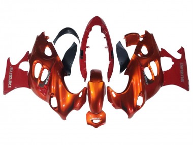Buy 2004-2006 Burnt Oange White Logo Suzuki GSX600F/GSX750F Motorcycle Fairings UK