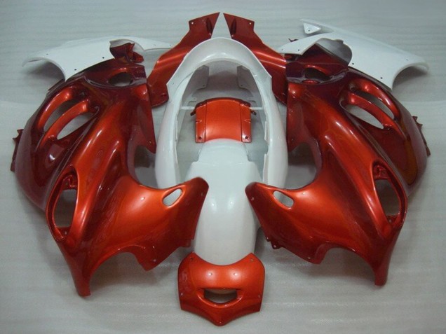 2004-2006 Burnt Oange White Suzuki GSX600F/GSX750F Motorcycle Fairings UK