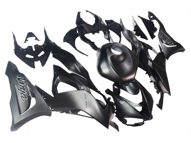 2023-2025 Matte Black Kawasaki ZX6R Motorcycle Fairing UK