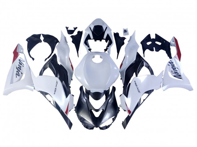 2023-2026 Pearl White Black Red Kawasaki ZX6R Motorcycle Fairings UK