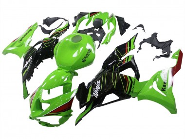 Buy 2023-2025 Green Black Kawasaki ZX6R Motorcycle Fairings UK