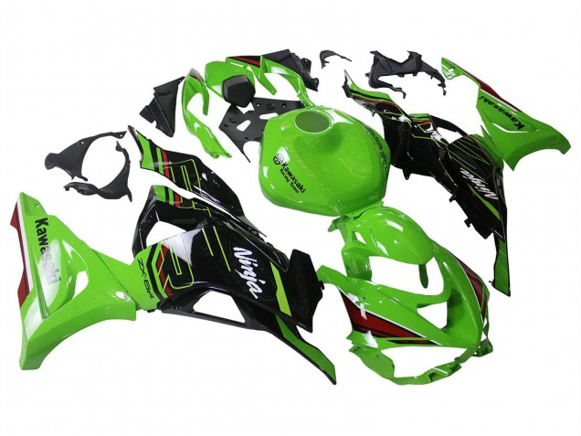 2023-2025 Green Black Kawasaki ZX6R Motorcycle Fairings UK