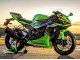 2023-2025 Green Black Kawasaki ZX6R Motorcycle Fairings UK