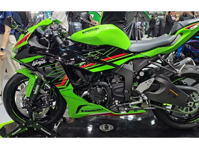 2023-2025 Green Black Kawasaki ZX6R Motorcycle Fairings UK