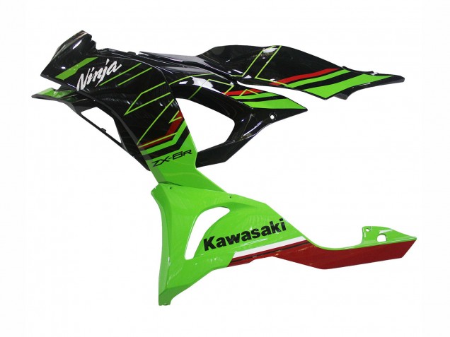 2023-2025 Green Black Kawasaki ZX6R Motorcycle Fairings UK