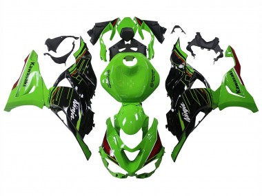 Buy 2023-2025 Green Black Kawasaki ZX6R Motorcycle Fairings UK