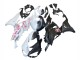 2023-2025 Black White with Flower Kawasaki ZX6R Motorcycle Fairings UK