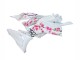 2023-2025 Black White with Flower Kawasaki ZX6R Motorcycle Fairings UK