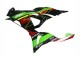 2023-2025 Green Black Red Yellow Dunlop Kawasaki ZX6R Motorcycle Fairings UK