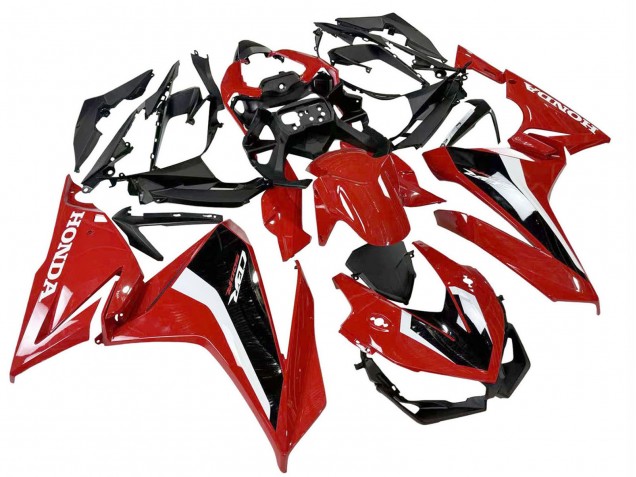 2019-2023 Red White Black Honda CBR500R Motorcycle Fairing UK