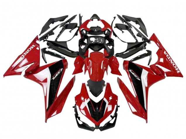 2019-2023 Red White Black Honda CBR500R Motorcycle Fairing UK