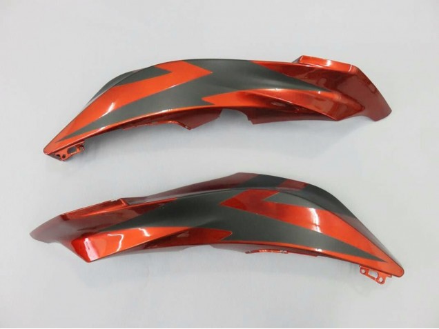 2007-2008 Orange Matte Black Honda CBR600RR Motorcycle Fairing Kits UK