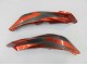 2007-2008 Orange Matte Black Honda CBR600RR Motorcycle Fairing Kits UK