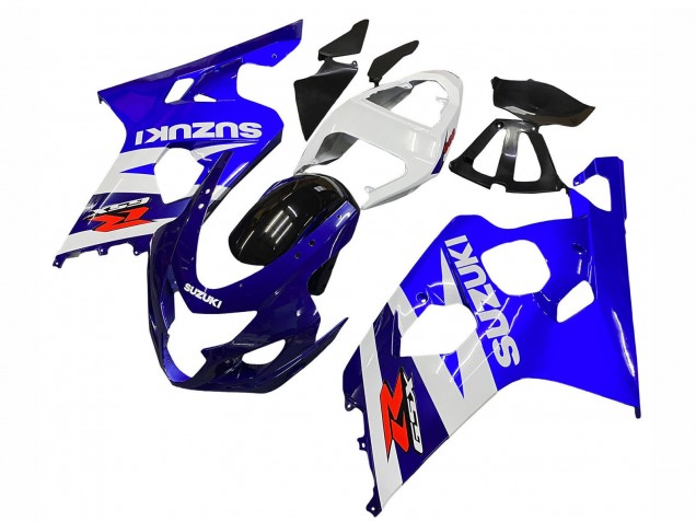 2004-2005 White Blue Black Red Suzuki GSXR 600 / GSXR 750 Motorcycle Fairing Kits UK