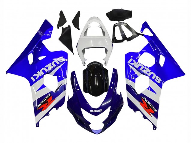 2004-2005 White Blue Black Red Suzuki GSXR 600 / GSXR 750 Motorcycle Fairing Kits UK