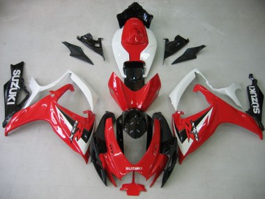 Buy 2006-2007 White Red Glossy Black Suzuki GSXR 600 / GSXR 750 Motorcycle Fairing UK