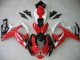 2006-2007 White Red Glossy Black Suzuki GSXR 600 / GSXR 750 Motorcycle Fairing UK