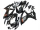 2006-2007 Glossy Black Silver Red Suzuki GSXR 600 / GSXR 750 Motorcycle Fairings UK