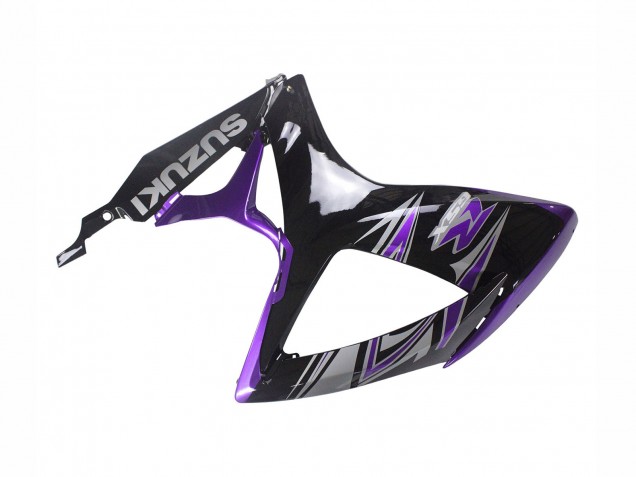 2006-2007 Purple Glossy Black Suzuki GSXR 600 / GSXR 750 Motorcycle Fairing Kits UK