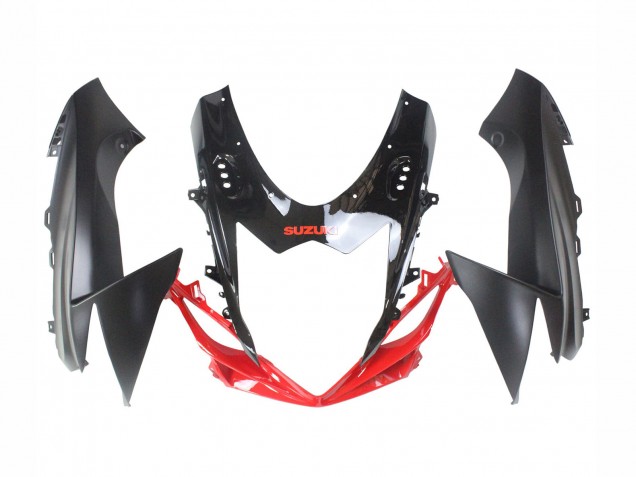 2011-2024 Black Grey Red Line Suzuki GSXR 600 / GSXR 750 Motorcycle Fairings UK