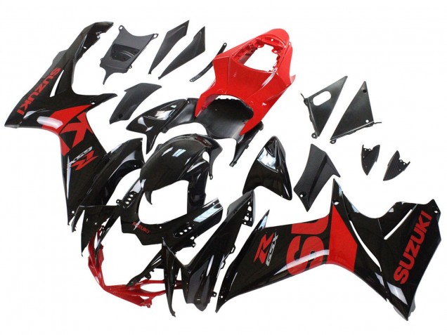 2011-2024 Red Glossy Black Suzuki GSXR 600 / GSXR 750 Motorcycle Fairing Kits UK