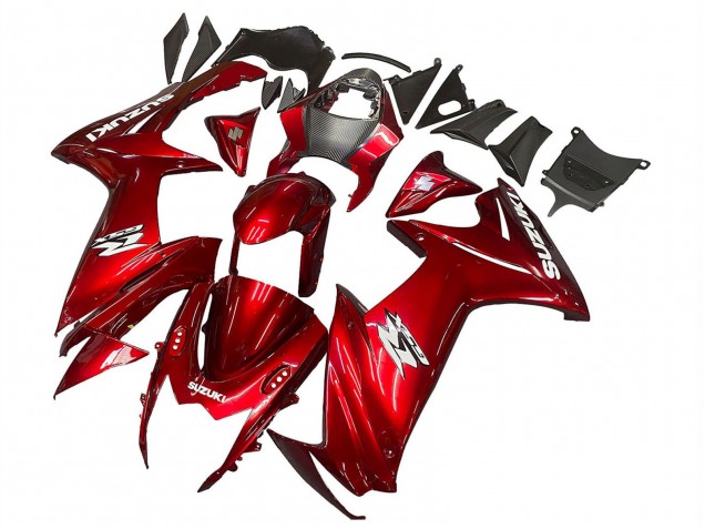 2011-2024 Red White Decal Suzuki GSXR 600 / GSXR 750 Motorcycle Fairings UK