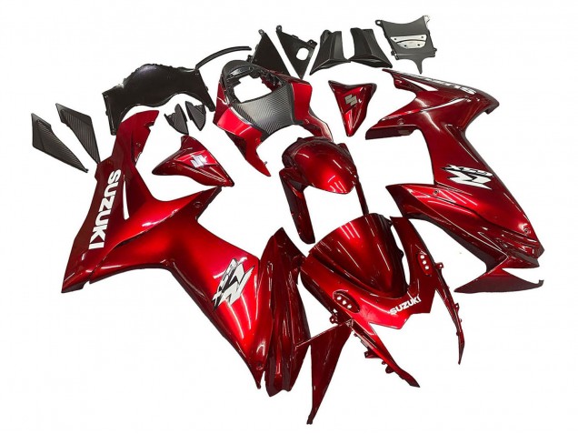 2011-2024 Red White Decal Suzuki GSXR 600 / GSXR 750 Motorcycle Fairings UK