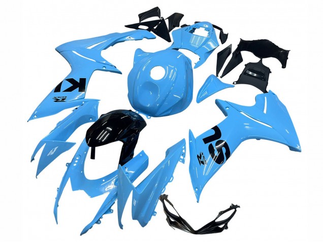 2011-2024 Light Blue Black Suzuki GSXR 600 / GSXR 750 Motorcycle Fairings UK