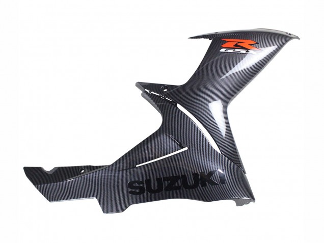 2011-2024 Black Carbon Fiber Red Suzuki GSXR 600 / GSXR 750 Motorcycle Fairings UK