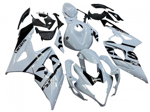 2005-2006 White Black Suzuki GSXR 1000 Motorcycle Fairings UK