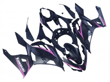 Buy 2018-2024 Matte Black Pink Kawasaki Ninja 400 Motorcycle Fairings UK