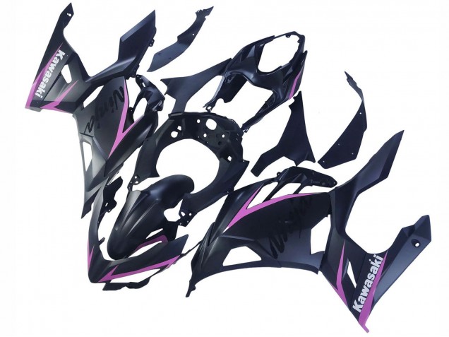 2018-2024 Matte Black Pink Kawasaki Ninja 400 Motorcycle Fairings UK