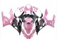 2018-2024 Pink Matte Black Honeycomb Kawasaki Ninja 400 Motorcycle Fairings UK