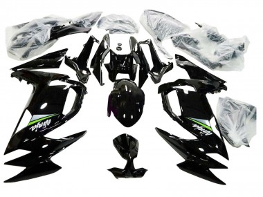 Buy 2020-2024 Glossy Black Green Kawasaki Ninja 650 EX650 Motorcycle Fairings UK