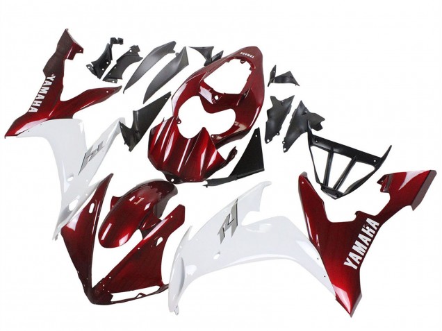 2004-2006 Red White Yamaha YZF 1000 R1 Motorcycle Fairings UK