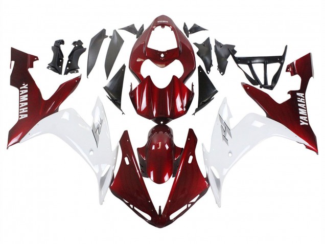 2004-2006 Red White Yamaha YZF 1000 R1 Motorcycle Fairings UK