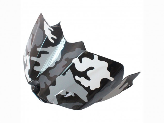 2007-2008 Grey White Camouflage Shark Yamaha YZF 1000 R1 Motorcycle Fairings UK