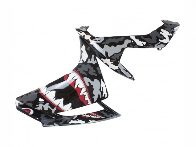 2007-2008 Grey White Camouflage Shark Yamaha YZF 1000 R1 Motorcycle Fairings UK