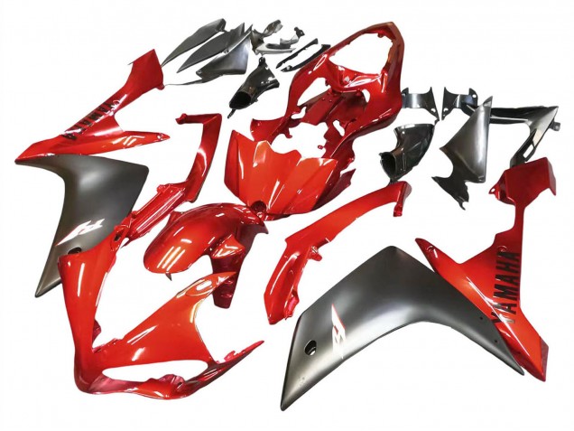 2007-2008 Red Matte Black Yamaha YZF 1000 R1 Motorcycle Fairing UK