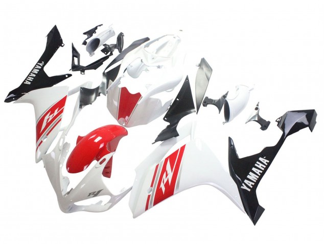 2007-2008 White Red Black Yamaha YZF 1000 R1 Motorcycle Fairing UK
