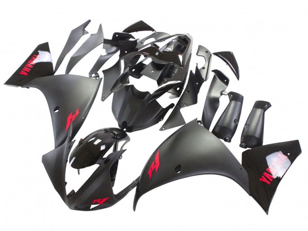 2009-2011 Matte Black Red Decal Yamaha YZF 1000 R1 Motorcycle Fairing UK