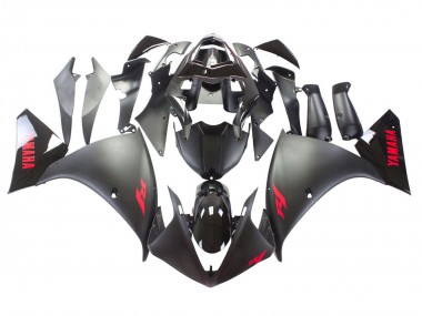 Buy 2009-2011 Matte Black Red Decal Yamaha YZF 1000 R1 Motorcycle Fairing UK